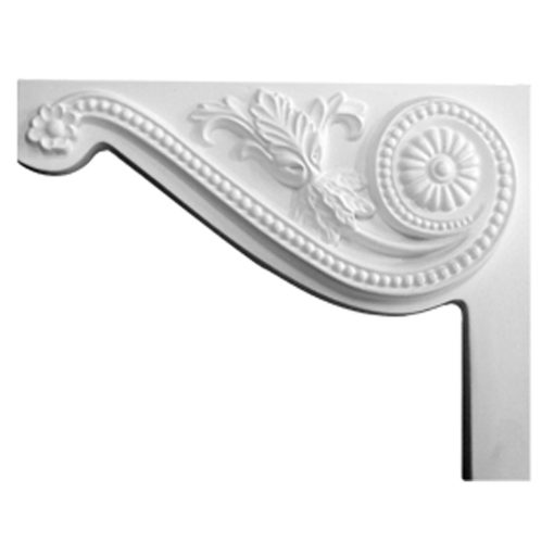 SB08X06PE-L 8"W x 6-1/2"H x 3/4"D Pearl Stair Bracket,Left