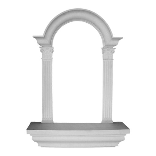 NCH30X42HI 30-1/4"W x 42-5/8"H x 6-7/8"D Hillsborough Wall Niche,Surface Mount