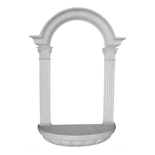 NCH27X45HI 27-1/2"W x 45-3/4"H x 7-1/4"D Hillsborough Wall Niche,Surface Mount