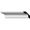 MLD02X02X03JE 2-1/4"H x 2-1/4"P x 3-1/4"F x 94-1/2"L Jefferson Traditional Smooth Crown Molding