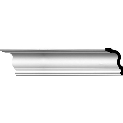MLD05X03X06NI 5-1/8"H x 3-1/8"P x 6"F x 94-1/2"L Niobe Traditional Crown Molding