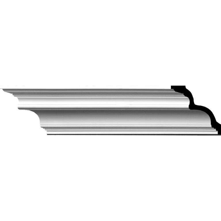 MLD03X03X05FO 3-7/8"H x 3-7/8"P x 5-1/2"F x 94-1/2"L Foster Traditional Smooth Crown Molding