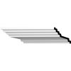 MLD01X04X04AD 1-3/4"H x 4"P x 4-1/2"F x 94-1/2"L Adonis Traditional Smooth Crown Molding