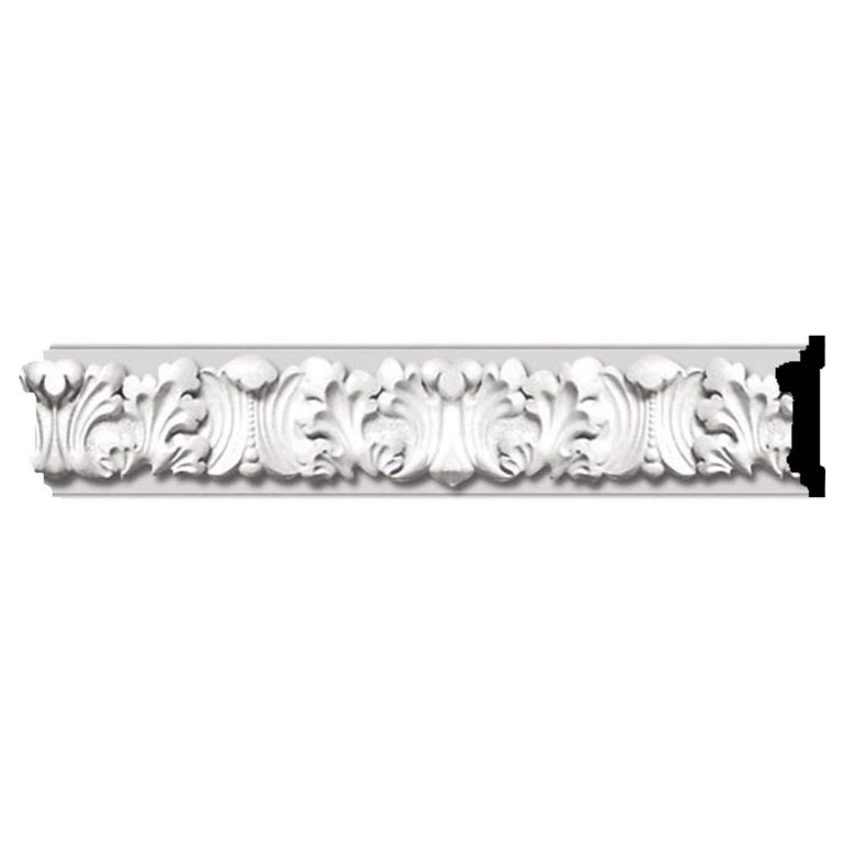 AC242 3-1/2"H x 1"P x 96"L Benson Acanthus Leaf Chair Rail