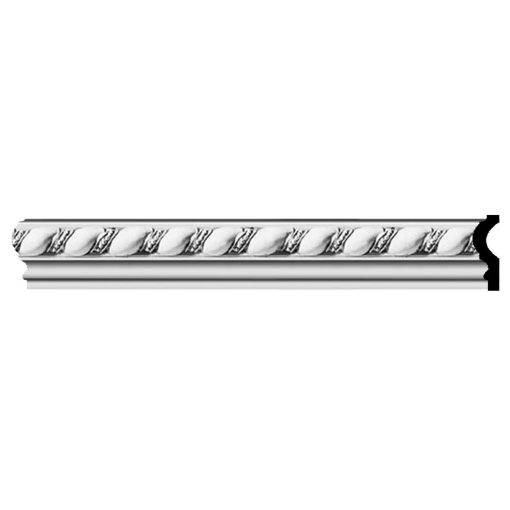 PML02X00DE 2"H x 7/8"P x 96"L Devon Rope Panel Molding
