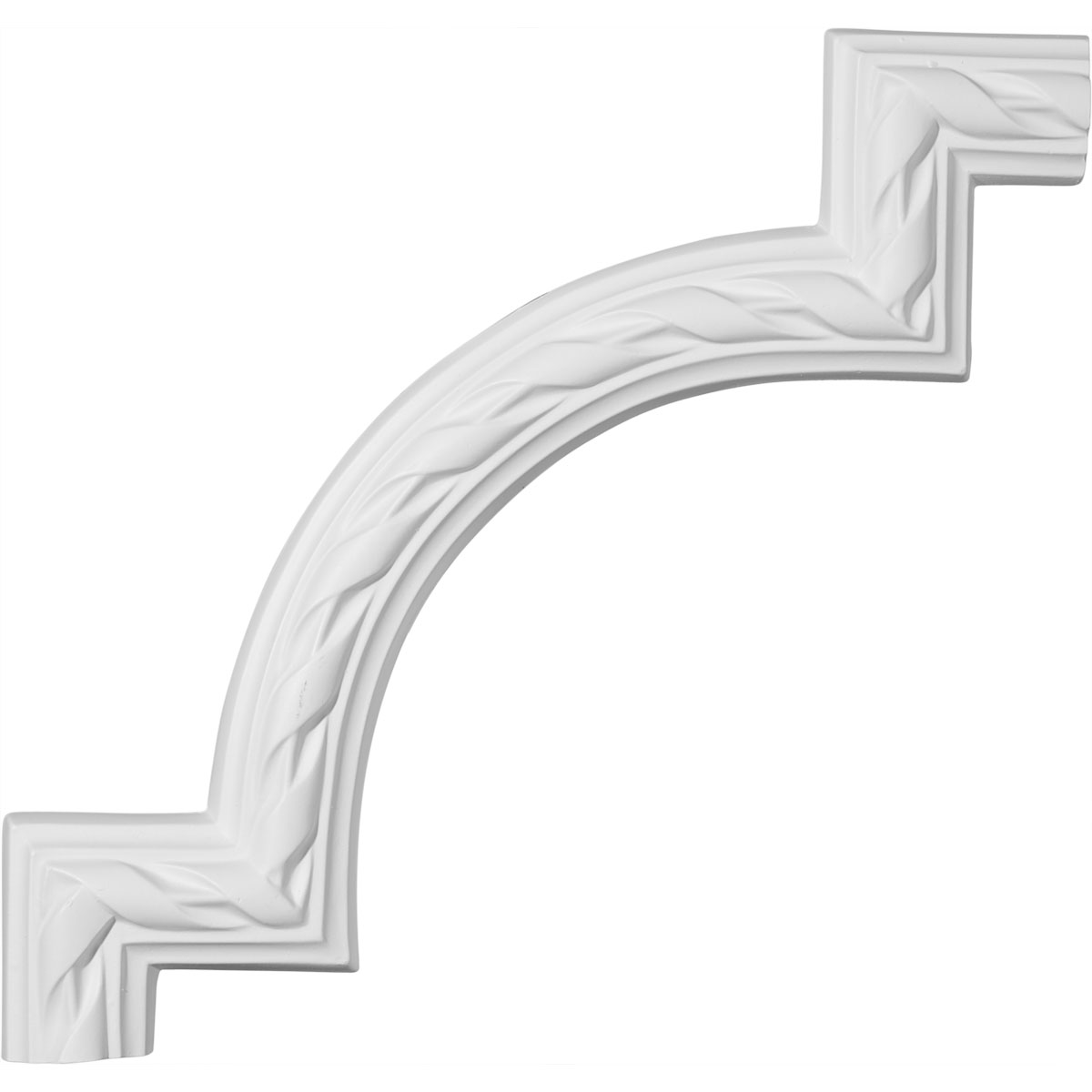 PML11X11JA 11-3/8"W x 11-3/4"H Jackson French Ribbon Panel Molding Corner