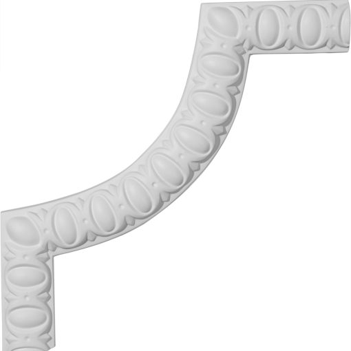 PML08X08MD 8-3/8"W x 8-3/8"H Middlesborough Egg & Dart Panel Molding Corner