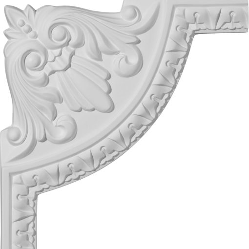 PML08X08NE 8-1/2"W x 8-1/2"H Nexus Acanthus Leaf Panel Molding Corner