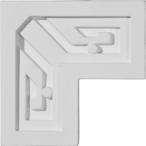 PML03X03ER 3-3/8"W x 3-3/8"H x 7/8"P Eris Key Panel Molding Corner