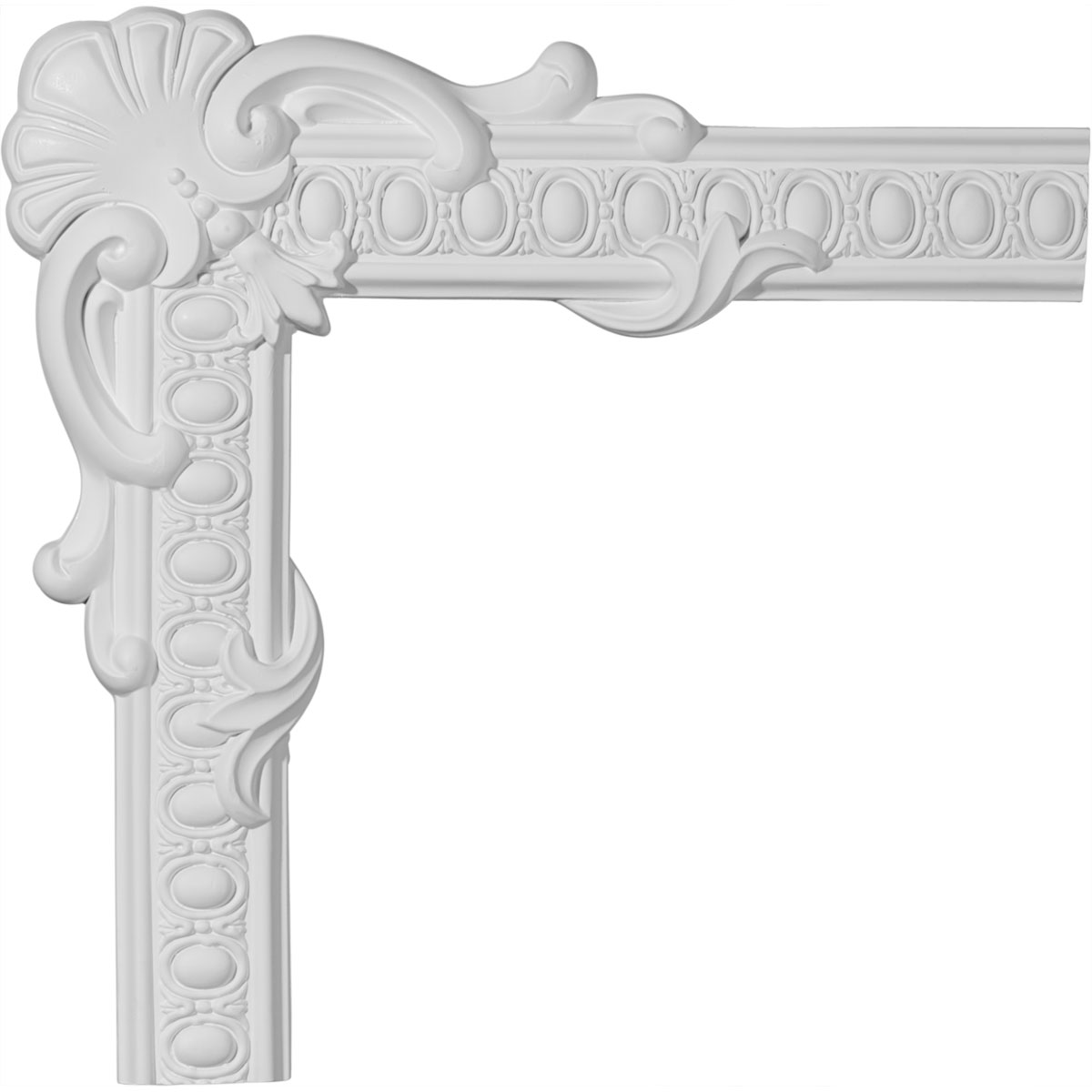 PML19X19CA 19-7/8"W x 19-7/8"H Caputo Egg & Dart Panel Molding Corner