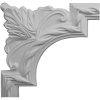 PML09X09VA 9-3/8"W x 9-3/8"H Valeriano French Ribbon Panel Molding Corner