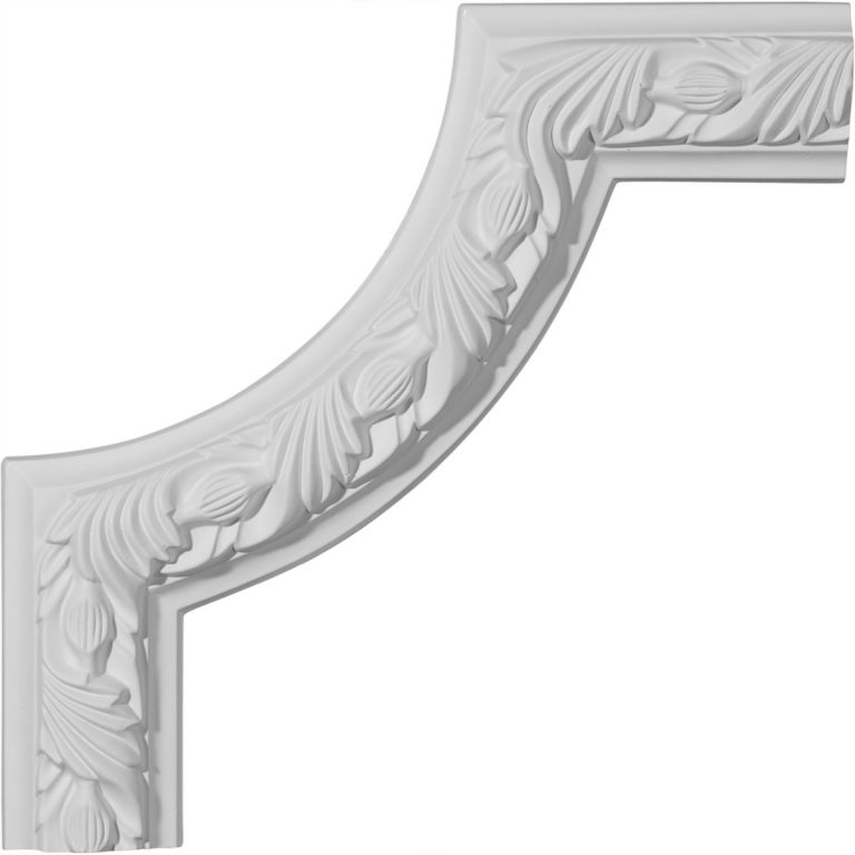 PML10X10MI 10"W x 10"H Milton Running Leaf Panel Molding Corner