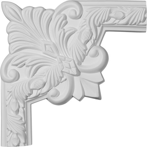 PML10X10MI-2 10"W x 10"H Milton Running Leaf II Panel Molding Corner