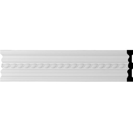 MLD05X00OL 5"H x 7/8"P x 96"L Orleans Rope Chair Rail or Casing Moulding