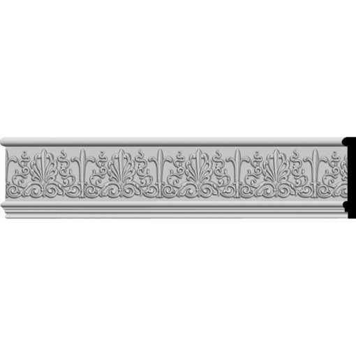 MLD07X01MO 7"H x 1"P x 96"L Monique Chair Rail Molding