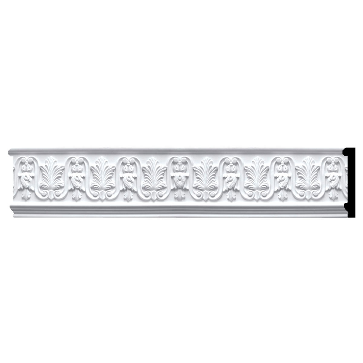 MLD07X01AS 7"H x 1"P x 96"L Ashford Chair Rail Molding