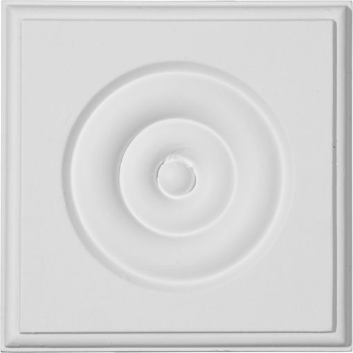 PB04X04X01WA 4-3/4"W x 4-3/4"H x 1-1/8"P Waltz Bullseye Plinth Block