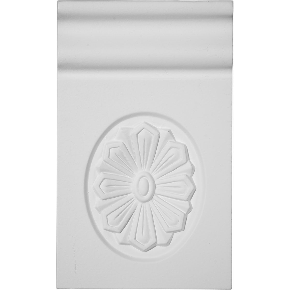 PB04X06X01PM 4-1/8"W x 6-3/4"H x 1"P Palmetto Plinth Block