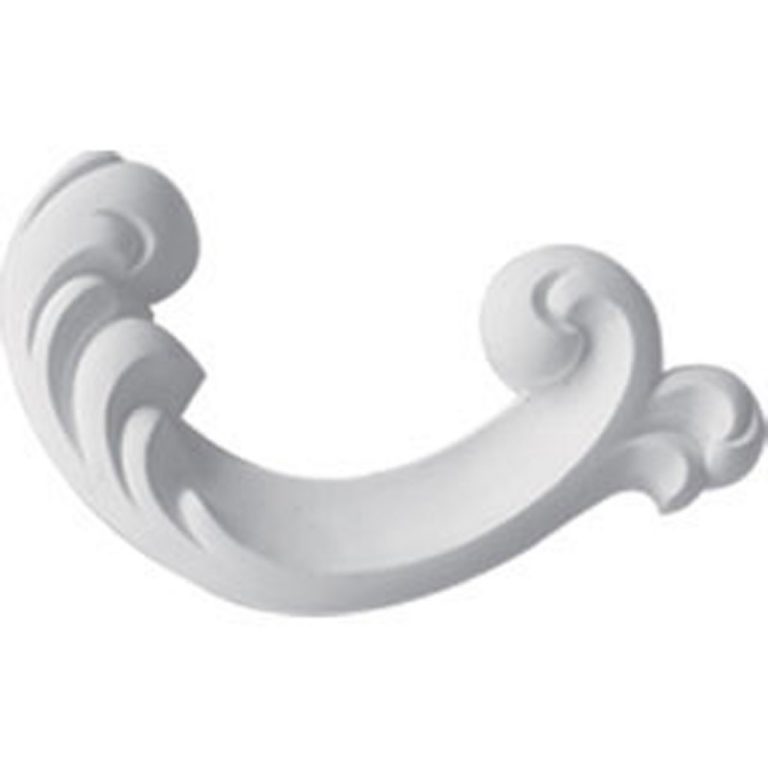 ONL05X02X00MA-L 5-1/4"W x 2-1/2"H x 7/8"P Maria Swag Onlay,Left