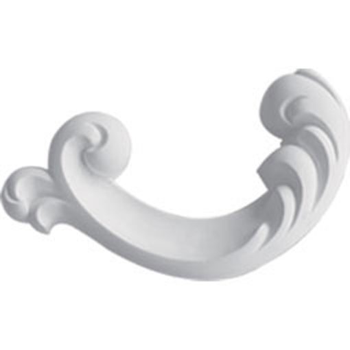 ONL05X02X00MA-R 5-1/4"W x 2-1/2"H x 7/8"P Maria Swag Onlay,Right