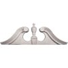 PED62X20X00US 62-3/8"W x 20"H x 5/8"P Scroll Urn Pediment