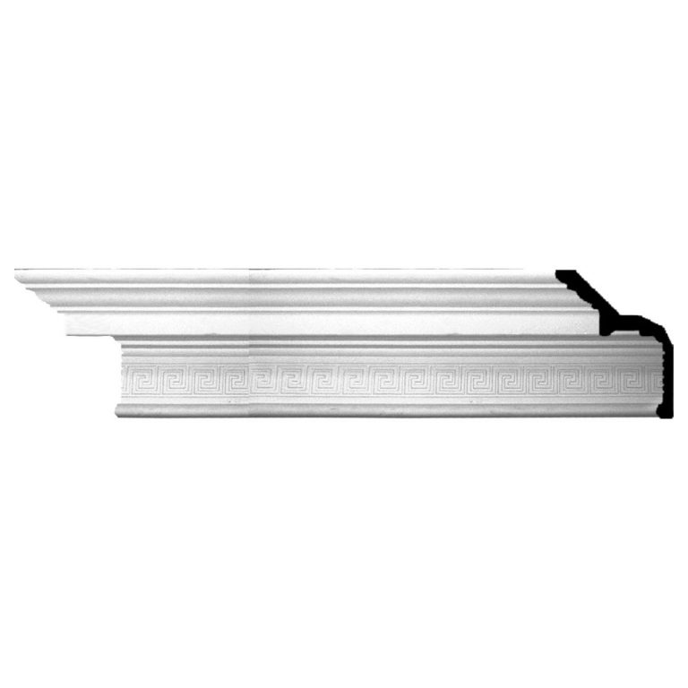 MLD05X04X07NS 5-7/8"H x 4-3/4"P x 7-1/2"F x 94-1/2"L Nestor Greek Key Crown Molding