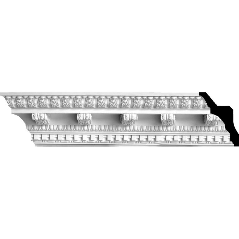 MLD09X09X14GR 9-7/8"H x 9-3/4"P x 14"F x 96"L Granada Crown Molding