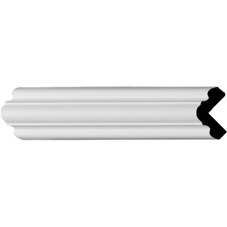 MLD01X01X02BR 1-1/2"H x 1-1/2"P x 2-1/8"F x 94-1/2"L Bradford Smooth Corner Molding