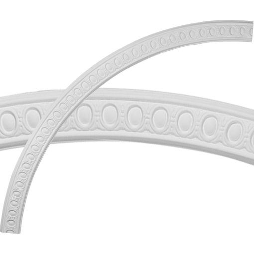 CR70CA 70"OD x 63-1/2"ID x 3-1/4"W x 5/8"P Caputo Egg & Dart Ceiling Ring (1/4 of complete circle)