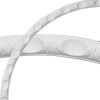 CR50DU 50"OD x 44"ID x 3"W x 1-1/4"P Dublin Leaves Ceiling Ring (1/4 of complete circle)