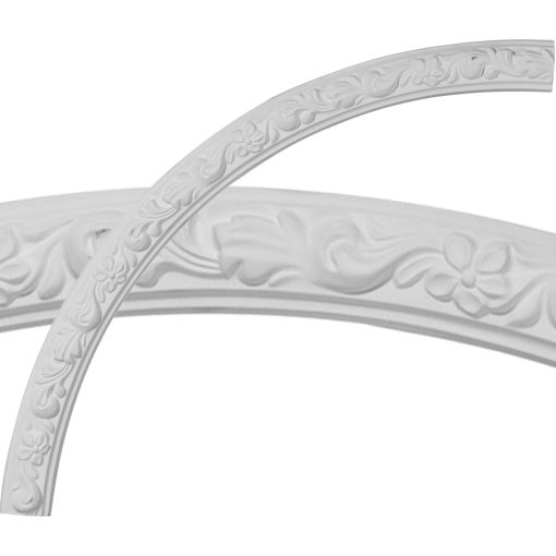 CR39SU 40"OD x 36"ID x 2"W x 7/8"P Sussex Floral Ceiling Ring (1/4 of complete circle)
