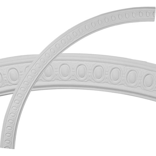 CR64CA 64-3/4"OD x 58-1/4"ID x 3-1/4"W x 3/4"P Caputo Egg & Dart Ceiling Ring (1/4 of complete circle)