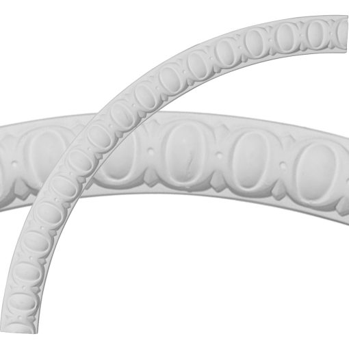 CR22MD 22-3/4"OD x 20-1/4"ID x 1-1/4"W x 1/2"P Middlesborough Egg & Dart Ceiling Ring (1/4 of complete circle)