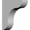 BKT03X10X11FE 3"W x 10-1/2"D x 11-1/4"H Federal Bracket