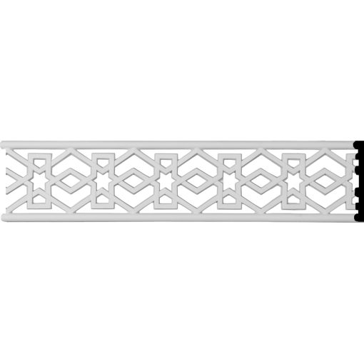 PIR04X00SW 4"H x 3/8"P x 96"L Swindon Pierced Molding