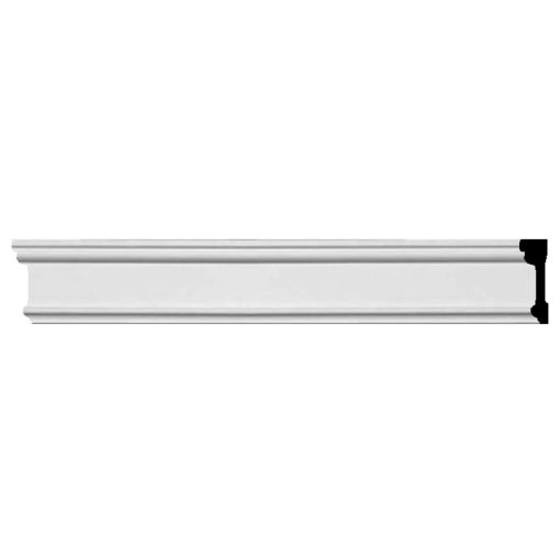 PIR01X00BP 1-3/4"H x 1/2"P x 96"L Pierced Molding Backplate,fits Pierced Molding Heights 1" and under