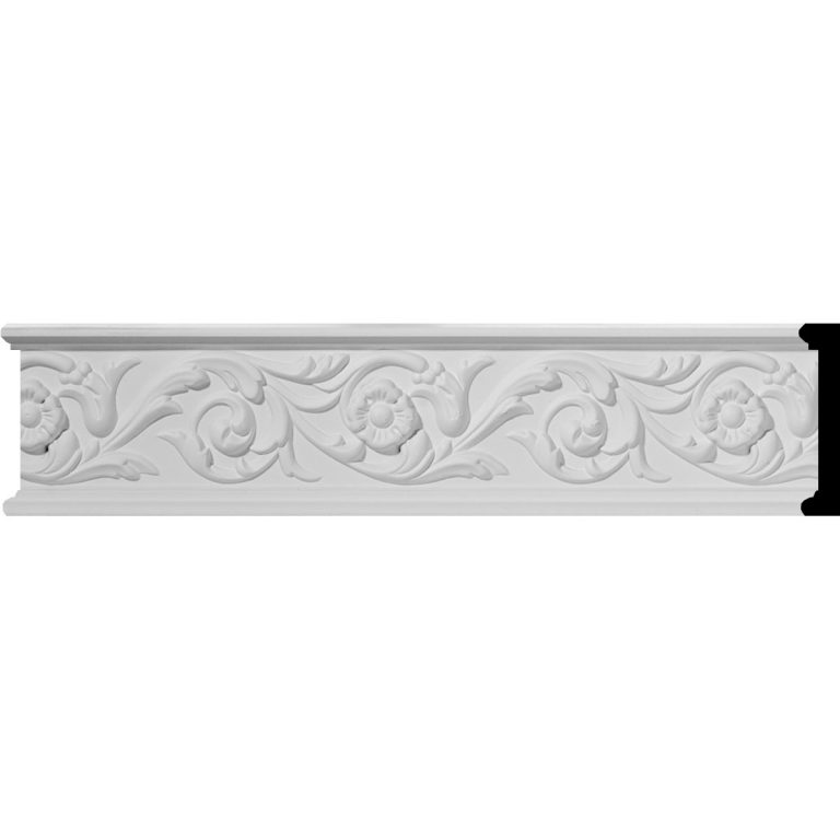 CHA03X00DL 3-1/4"H x 3/4"P x 96"L Delfina Running Leaf Chair Rail