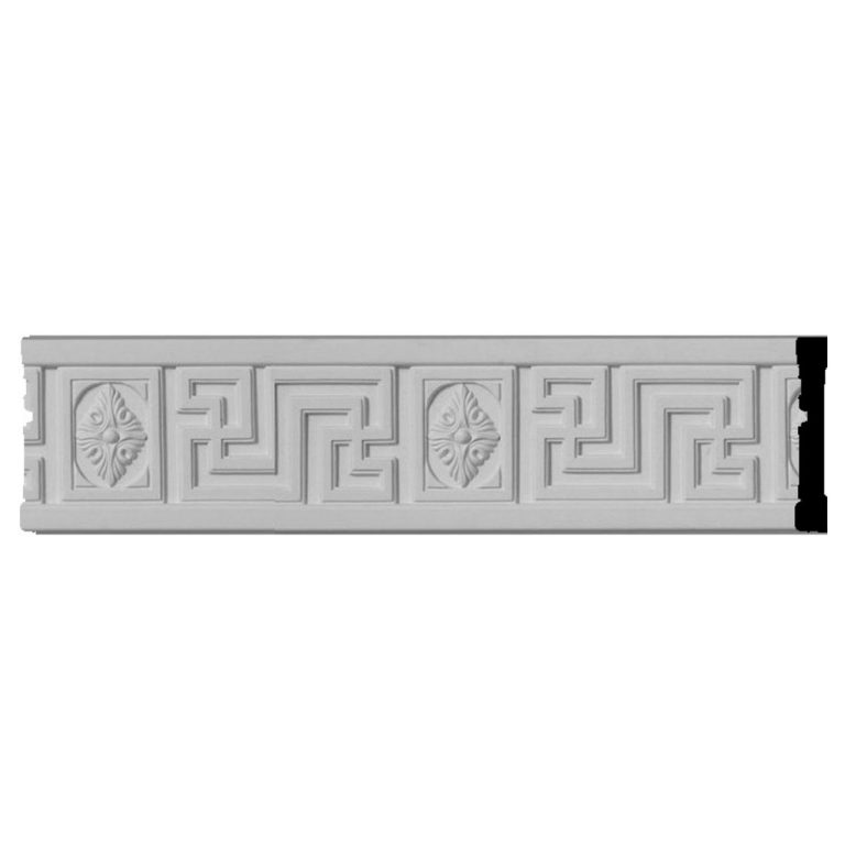 CHA04X00NS 4-1/4"H x 5/8"P x 96"L Nestor Greek Key Chair Rail