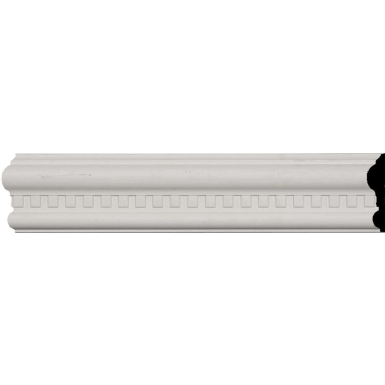 CHA03X00WI 3-1/8"H x 7/8"P x 96"L Windsor Dentil Chair Rail