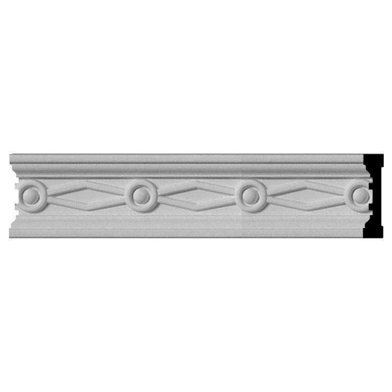 CHA03X00FE 3-1/8"H x 3/4"P x 96"L Large Federal Chair Rail