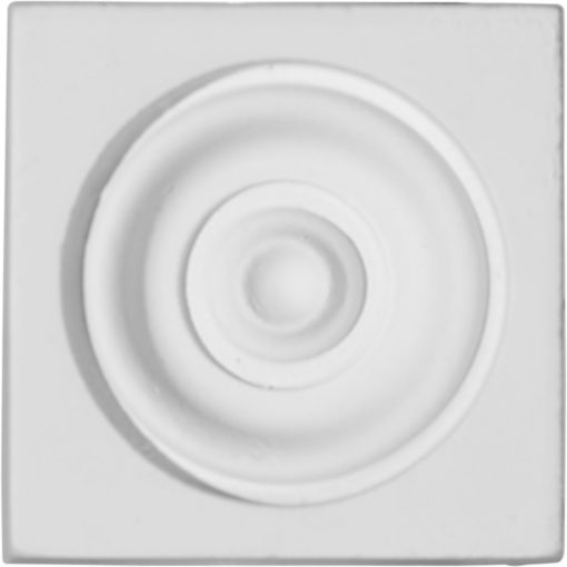 PB02X02X01MA 2-3/8"W x 2-3/8"H x 1"P Maria Plinth Block