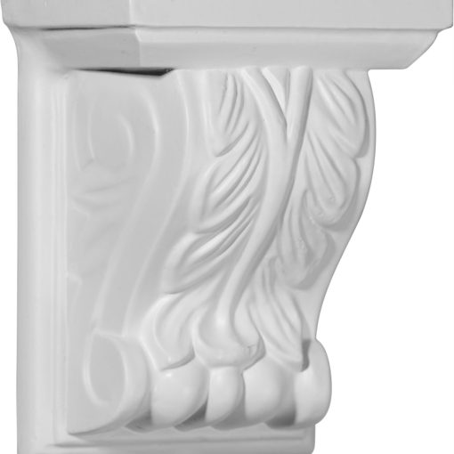 COR05X03X06NI 5"W x 3-1/2"D x 6-1/4"H Nicole Acanthus Leaf Corbel