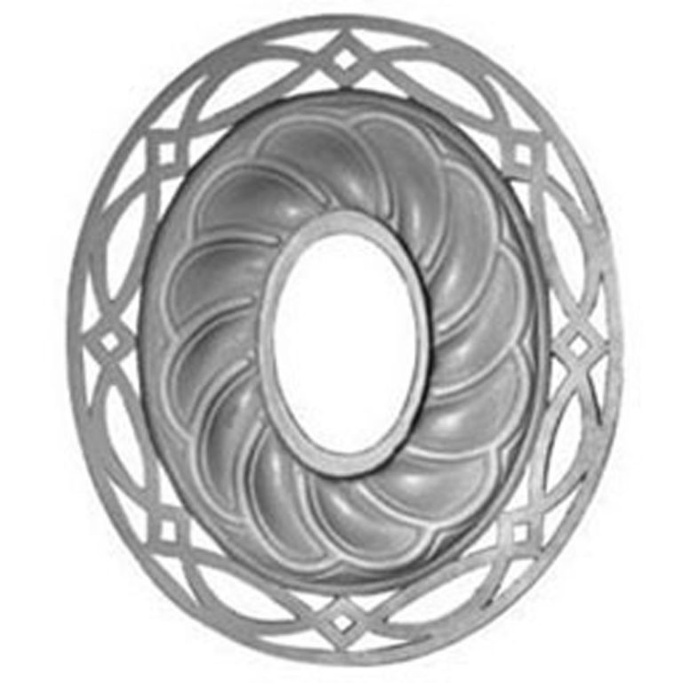 CM20X17LO 20-5/8"W x 17-1/2"H x 7-1/2" x 4-1/2"ID x 1-1/8"P Loera Ceiling Medallion