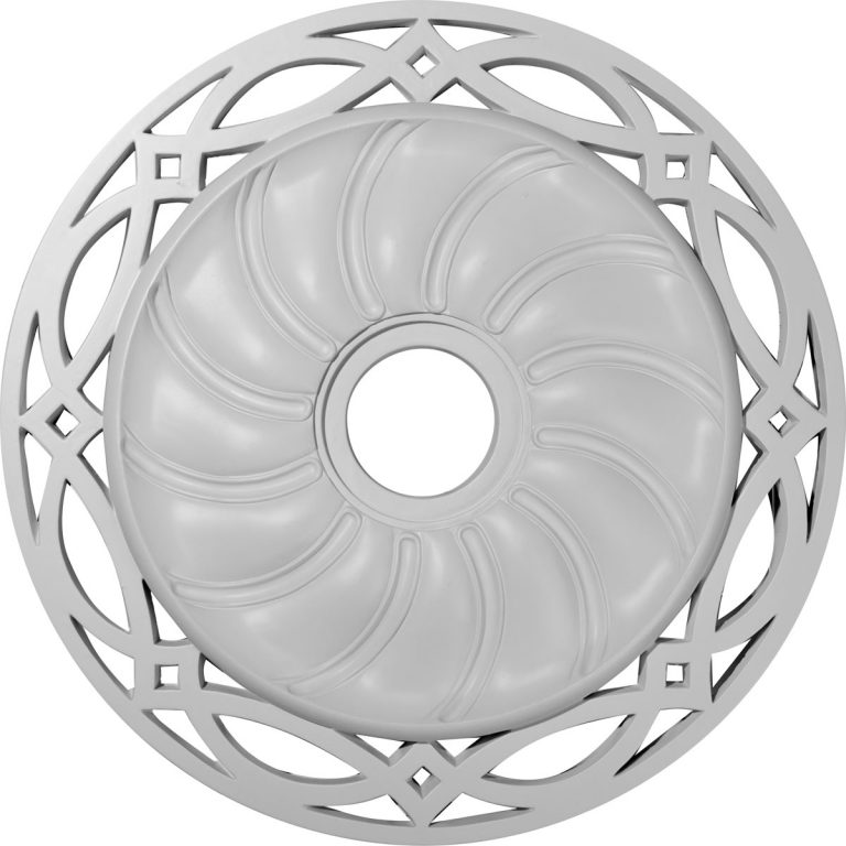 CM26LO 26-5/8"OD x 4-1/2"ID Loera Ceiling Medallion (Fits Canopies up to 6-1/4")