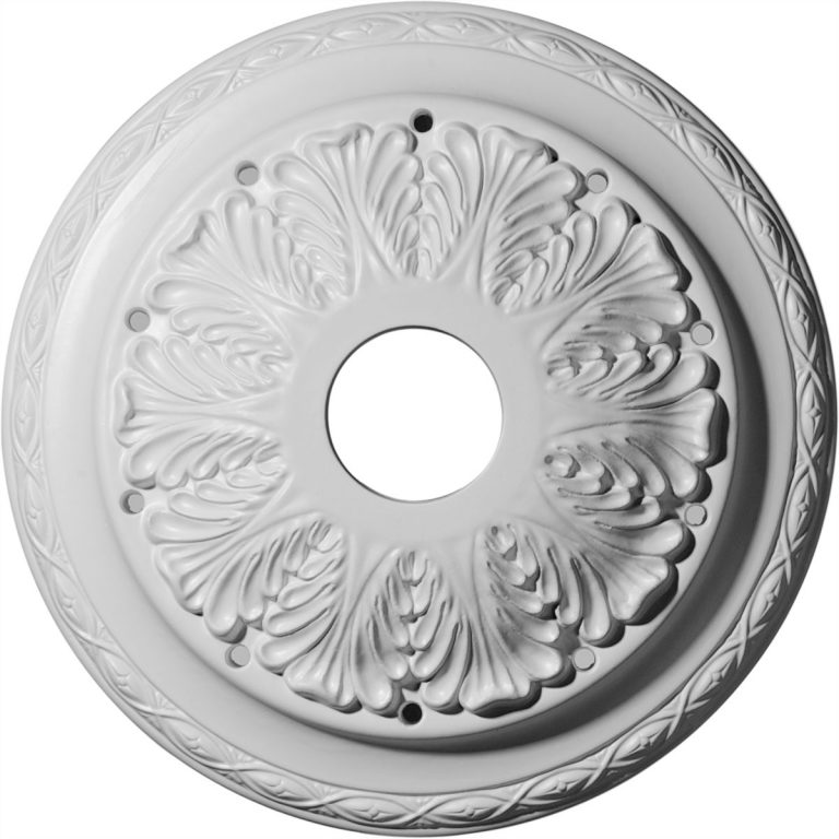 CM13AS 13-3/4"OD x 2-3/4"ID x 3"P Asa Ceiling Medallion