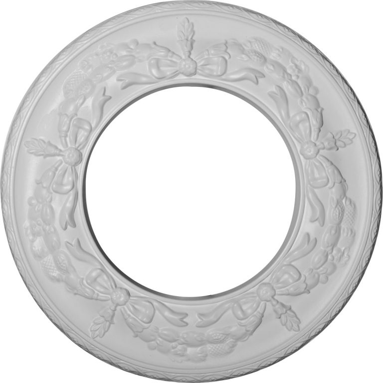 CM13SA 13-1/4"OD x 7-1/8"ID x 7/8"P Salem Ceiling Medallion