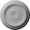 CM07AL 7-7/8"OD x 1-1/8"ID x 3/4"P Small Alexandria Ceiling Medallion (Fits Canopies up to 1-7/8")
