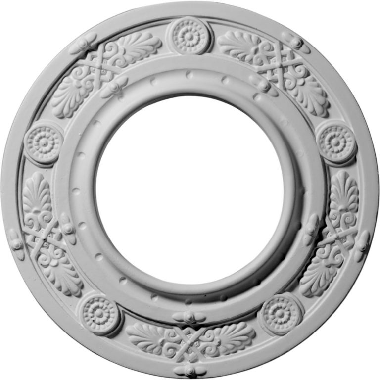 CM08DN 8"OD x 3-7/8"ID x 1/2"P Daniela Ceiling Medallion