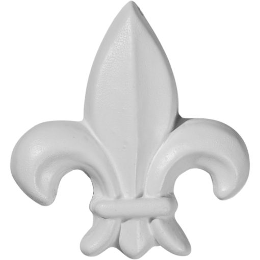 ONL02X02SW 2-1/8"W x 2-1/4"H x 3/8"P Swindon Fleur de Lis Onlay