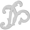 ONL07X02OD-R 7-3/4"H x 2-3/4"W Odessa Scroll Onlay,Right